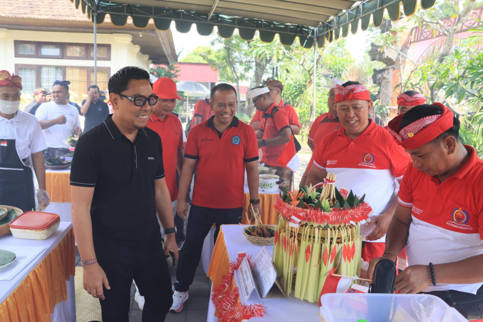 Memeriahkan HUT Ke-80 RI, Wawali Arya Wibawa Buka Lomba Masak Sate Rasa Nusantara di Kantor Camat Denbar
