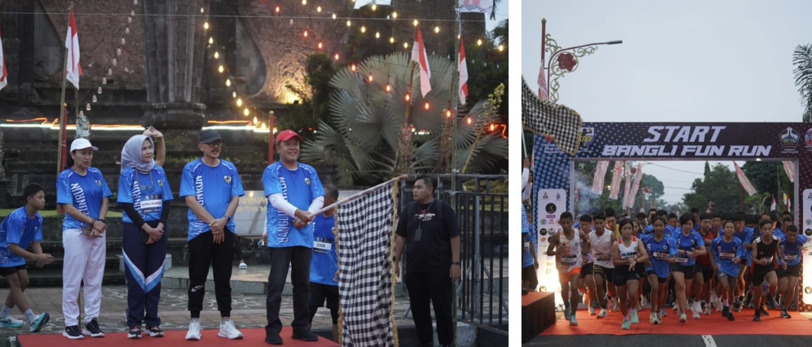 Bupati Sedana Arta Lepas Peserta Bangli Fun Run 5K di Alun-alun Bangli